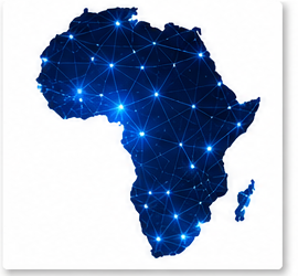 Africa map network